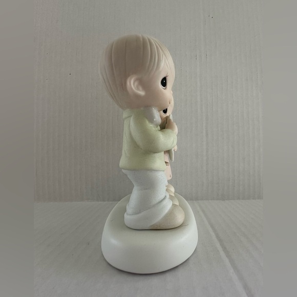 Precious Moments 10th Anniversary Cake Topper - Cream and Pink - Picture 6 of 16